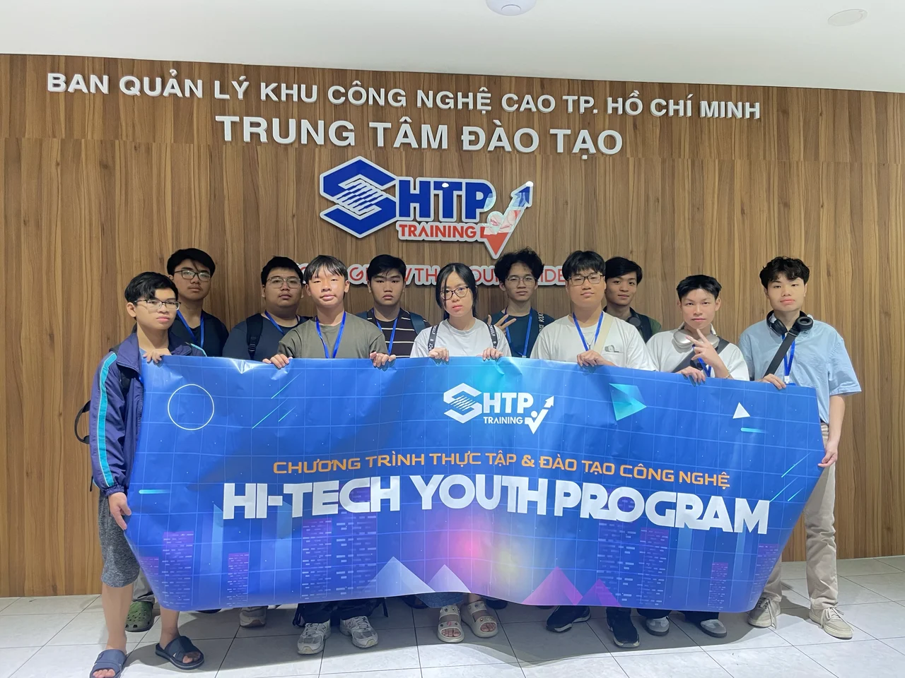 Hi-Tech Youth Program participants at SHTP